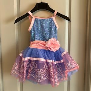 EUC Girl’s Ballet Tap Dance Recital Dress Pageant Dress